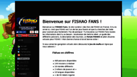 What Fishaofans.fr website looked like in 2016 (7 years ago)
