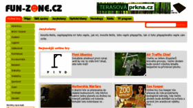 What Fun-zone.cz website looked like in 2016 (7 years ago)