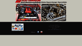 What Fastforwardsuperchargers.com website looked like in 2016 (7 years ago)