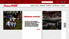 What Fundacioncoca-cola.com.mx website looked like in 2016 (7 years ago)