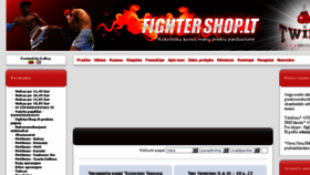What Fightershop.lt website looked like in 2016 (7 years ago)