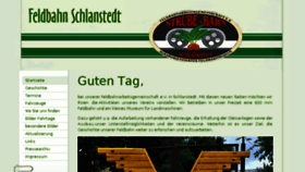 What Feldbahn-schlanstedt.de website looked like in 2016 (7 years ago)