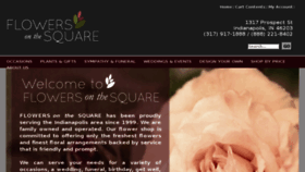 What Flowersonthesquare.net website looked like in 2016 (7 years ago)