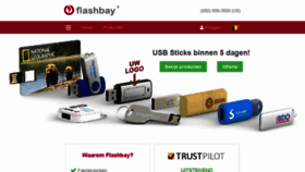 What Flashbay.be website looked like in 2016 (7 years ago)
