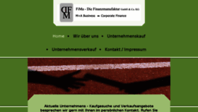 What Finanzmanufaktur.org website looked like in 2016 (7 years ago)