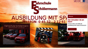 What Fahrschule-schoelermann.de website looked like in 2016 (7 years ago)