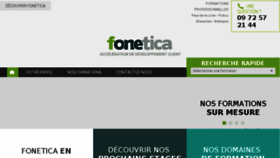 What Fonetica.fr website looked like in 2016 (7 years ago)