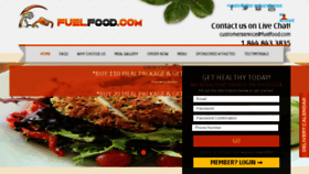 What Fuelfood.com website looked like in 2016 (7 years ago)