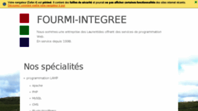 What Fourmi-integree.com website looked like in 2016 (7 years ago)