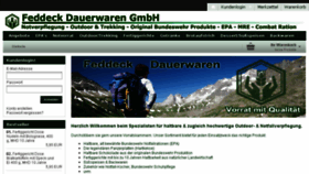 What Feddeck-dauerwaren.de website looked like in 2016 (7 years ago)