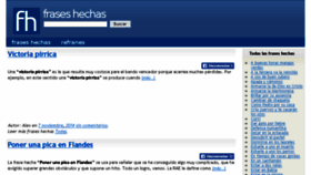 What Fraseshechas.net website looked like in 2016 (7 years ago)