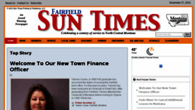 What Fairfieldsuntimes.com website looked like in 2016 (7 years ago)