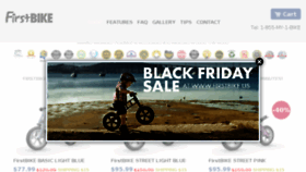 What Firstbike.us website looked like in 2016 (7 years ago)