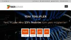 What Fiberserver.net.tr website looked like in 2016 (8 years ago)