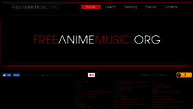 What Freeanimemusic.org website looked like in 2016 (7 years ago)