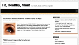 What Fithealthyslim.com website looked like in 2016 (7 years ago)