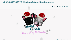 What Frenchiesnfriends.es website looked like in 2016 (7 years ago)