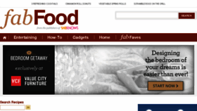 What Fabulousfoods.com website looked like in 2016 (7 years ago)