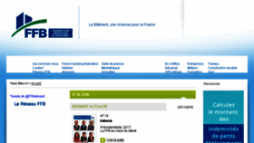 What Ffbatiment.fr website looked like in 2016 (7 years ago)
