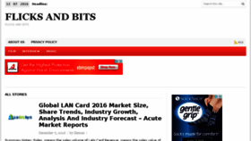 What Flicksandbits.com website looked like in 2016 (7 years ago)