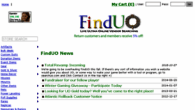 What Finduo.com website looked like in 2016 (7 years ago)