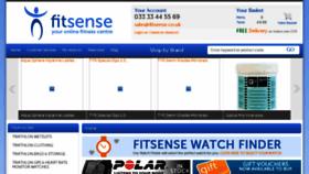 What Fitsense.co.uk website looked like in 2016 (7 years ago)