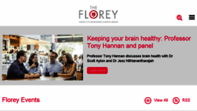 What Florey.edu.au website looked like in 2016 (7 years ago)