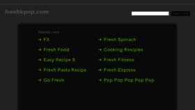 What Freshkpop.com website looked like in 2016 (7 years ago)