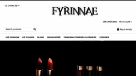 What Fyrinnae.com website looked like in 2016 (7 years ago)