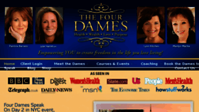What Fourdames.com website looked like in 2016 (7 years ago)