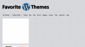 What Favoritewpthemes.com website looked like in 2016 (7 years ago)