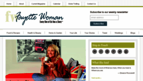 What Fayettewoman.com website looked like in 2016 (7 years ago)