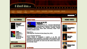 What Filmfilm.it website looked like in 2016 (7 years ago)