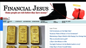 What Financialjesus.com website looked like in 2016 (7 years ago)