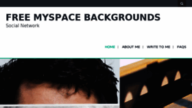 What Freemyspacebackgrounds.net website looked like in 2016 (7 years ago)