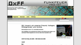 What Funkfeuer.at website looked like in 2016 (7 years ago)