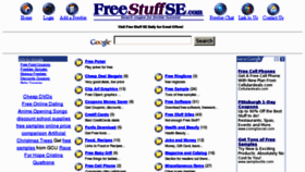 What Freestuffse.com website looked like in 2011 (12 years ago)