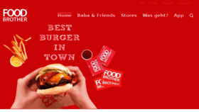 What Food-brother.com website looked like in 2016 (7 years ago)