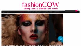 What Fashioncow.com website looked like in 2016 (7 years ago)
