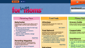 What Forbusymoms.com website looked like in 2016 (7 years ago)