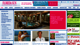 What Floridasunmagazine.de website looked like in 2016 (7 years ago)