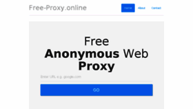 What Free-proxy.online website looked like in 2016 (9 years ago)