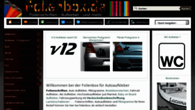 What Folienbox.de website looked like in 2011 (12 years ago)
