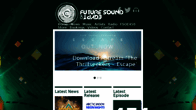 What Futuresoundofegypt.com website looked like in 2016 (7 years ago)