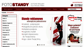What Fotostandy.pl website looked like in 2016 (7 years ago)
