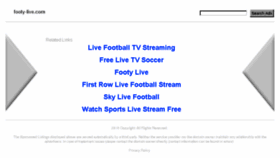 What Footy-live.com website looked like in 2016 (7 years ago)