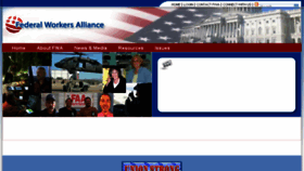 What Federalworkers.org website looked like in 2016 (7 years ago)