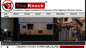 What Fireknock.com website looked like in 2016 (7 years ago)