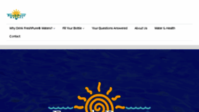 What Freshpure.com website looked like in 2016 (7 years ago)