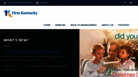 What Firstkentucky.com website looked like in 2016 (7 years ago)